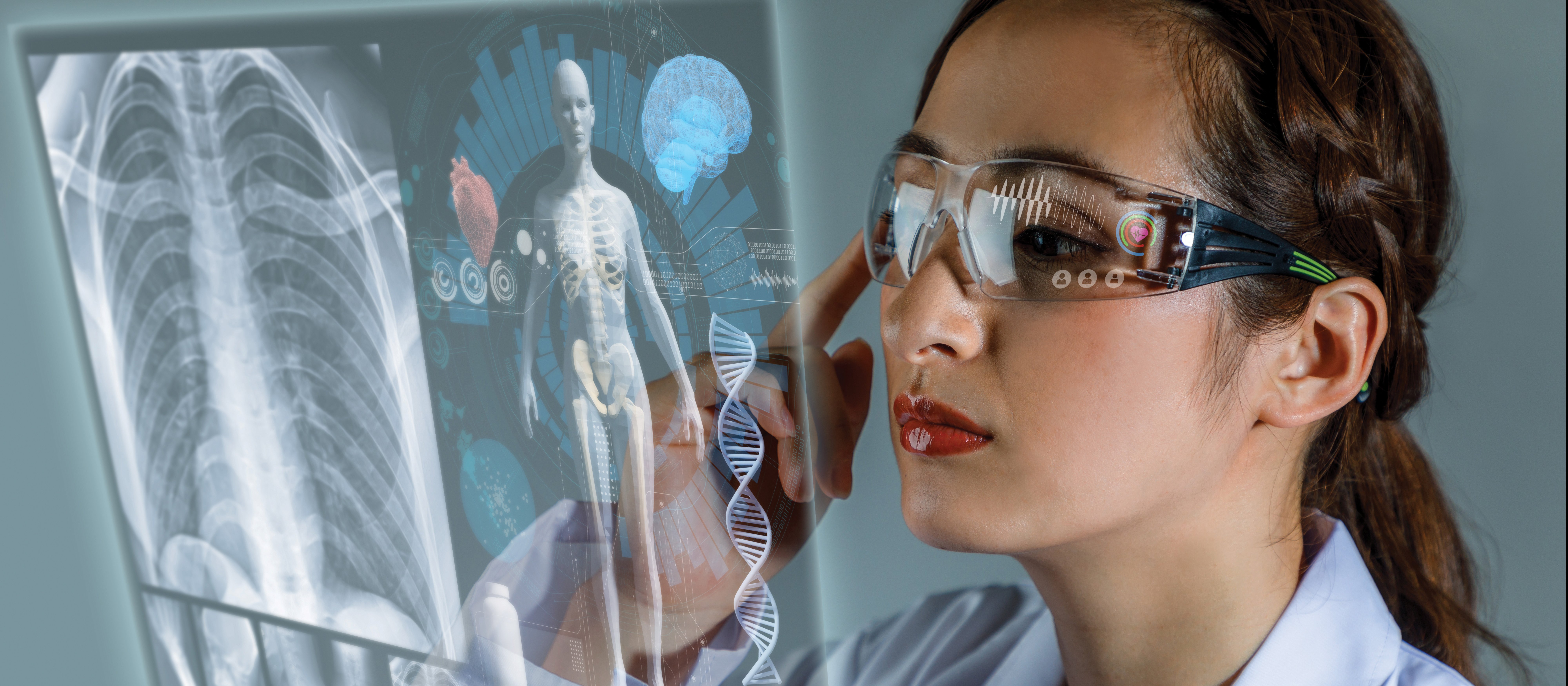 Female Doctor Hologram CR metamorworks on iStock