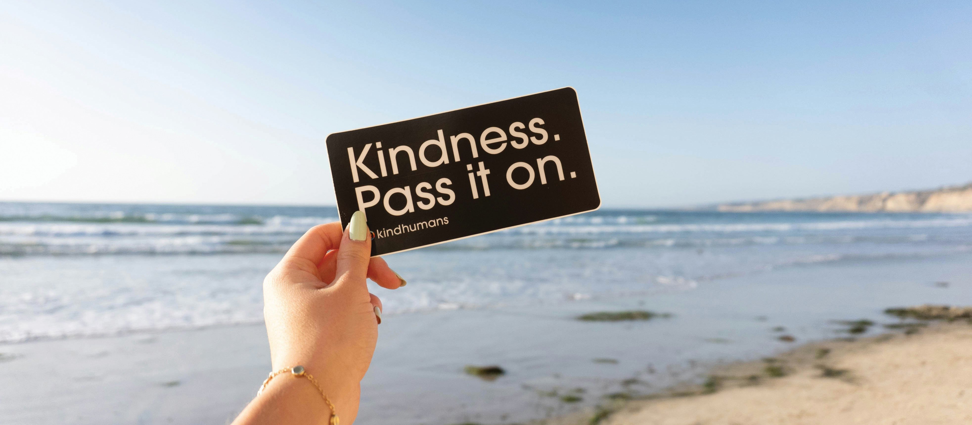 Kindness message CR Mei Ling Mirow on Unsplash
