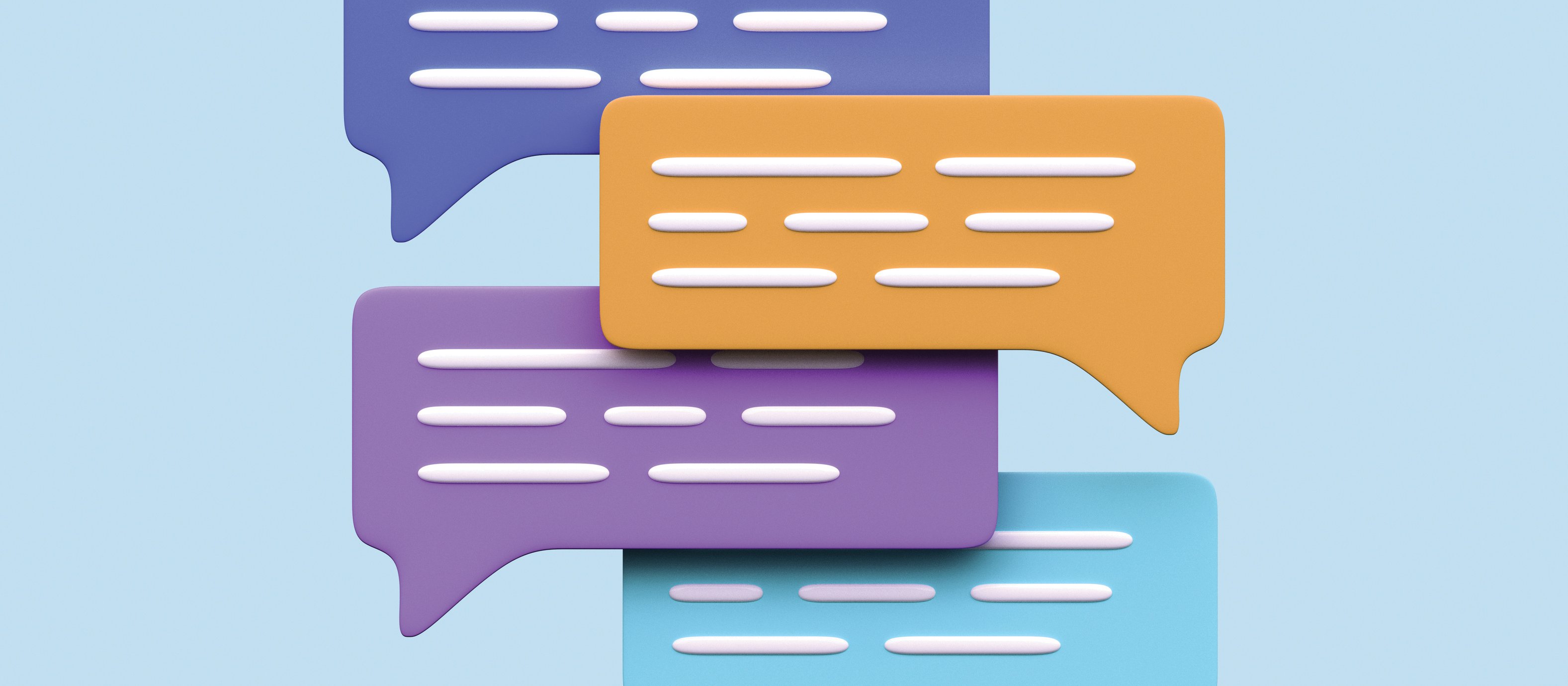 Speech boxes CR Nika Ray on iStock