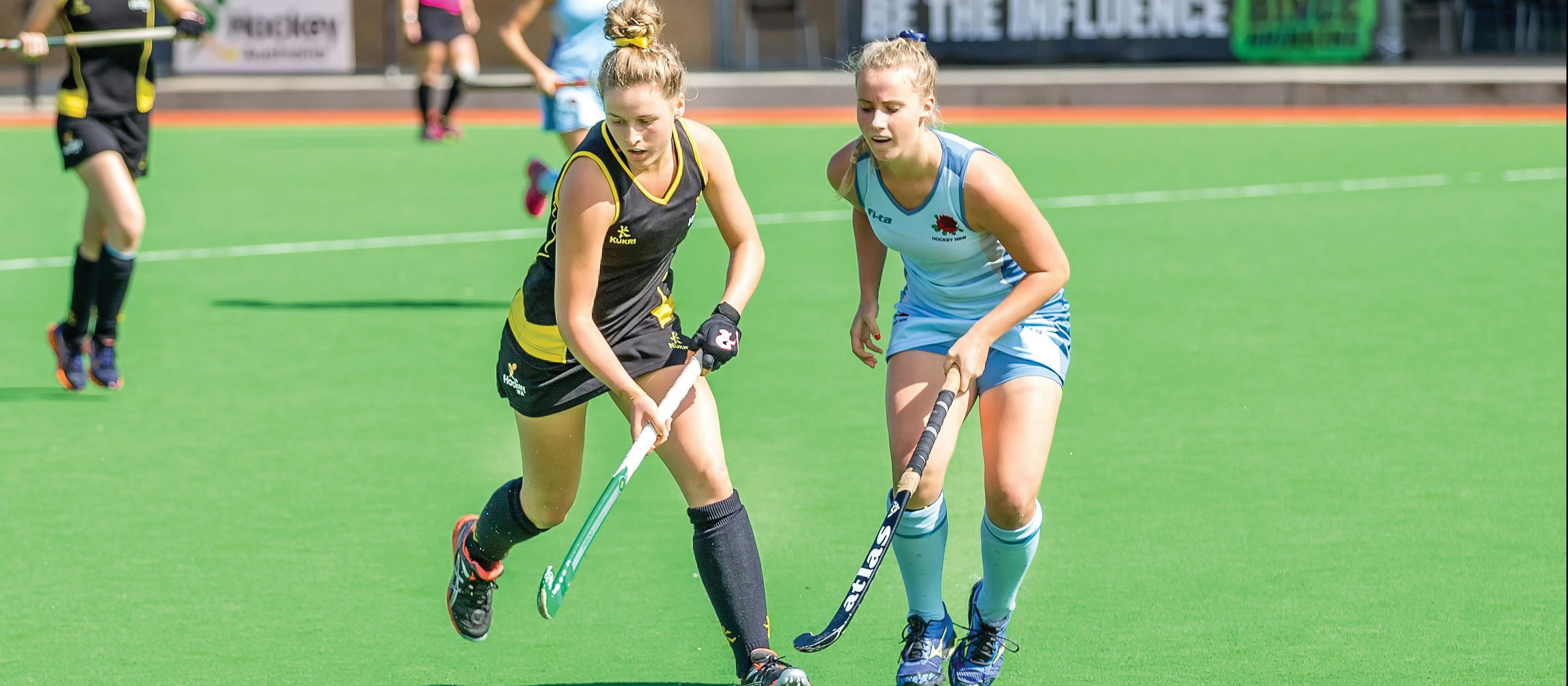 Women hockey player