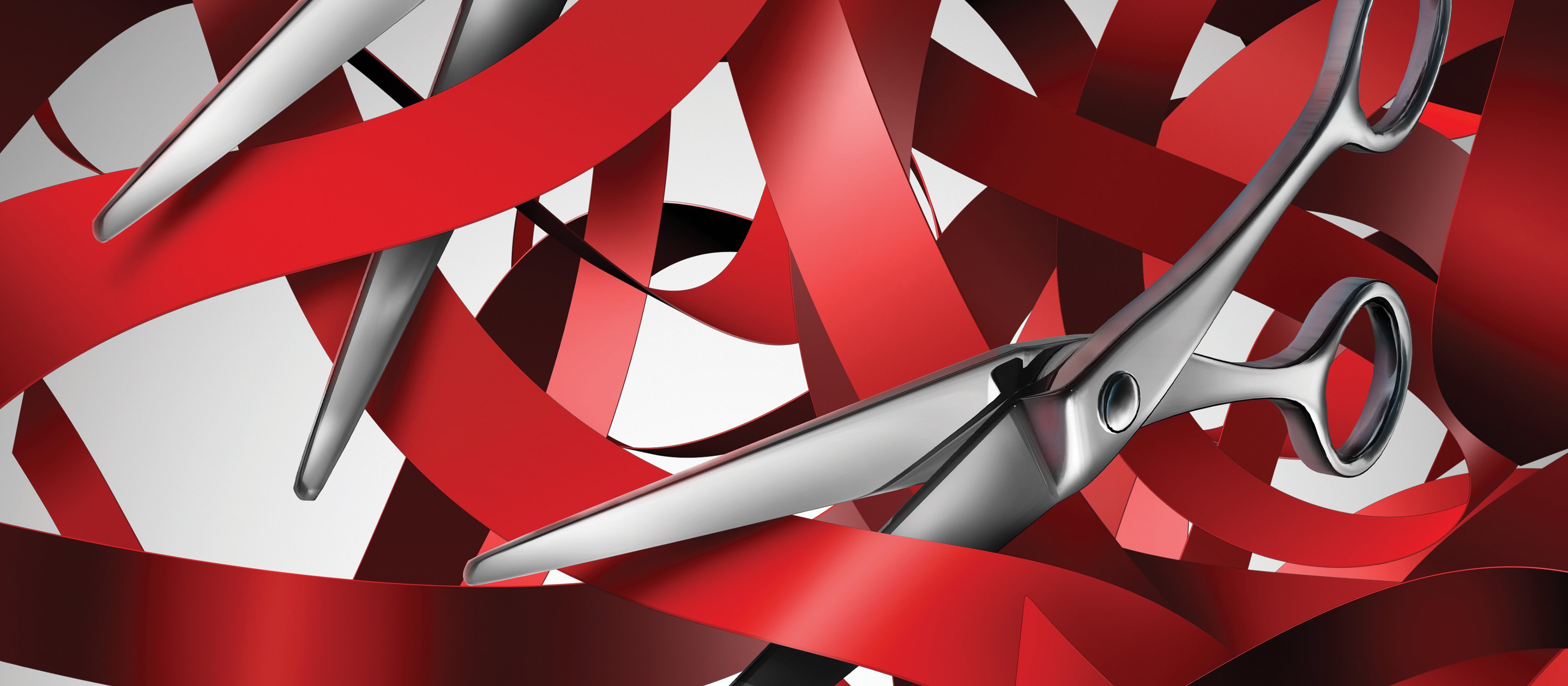 Ribbon scissors CR wildpixel on iStock