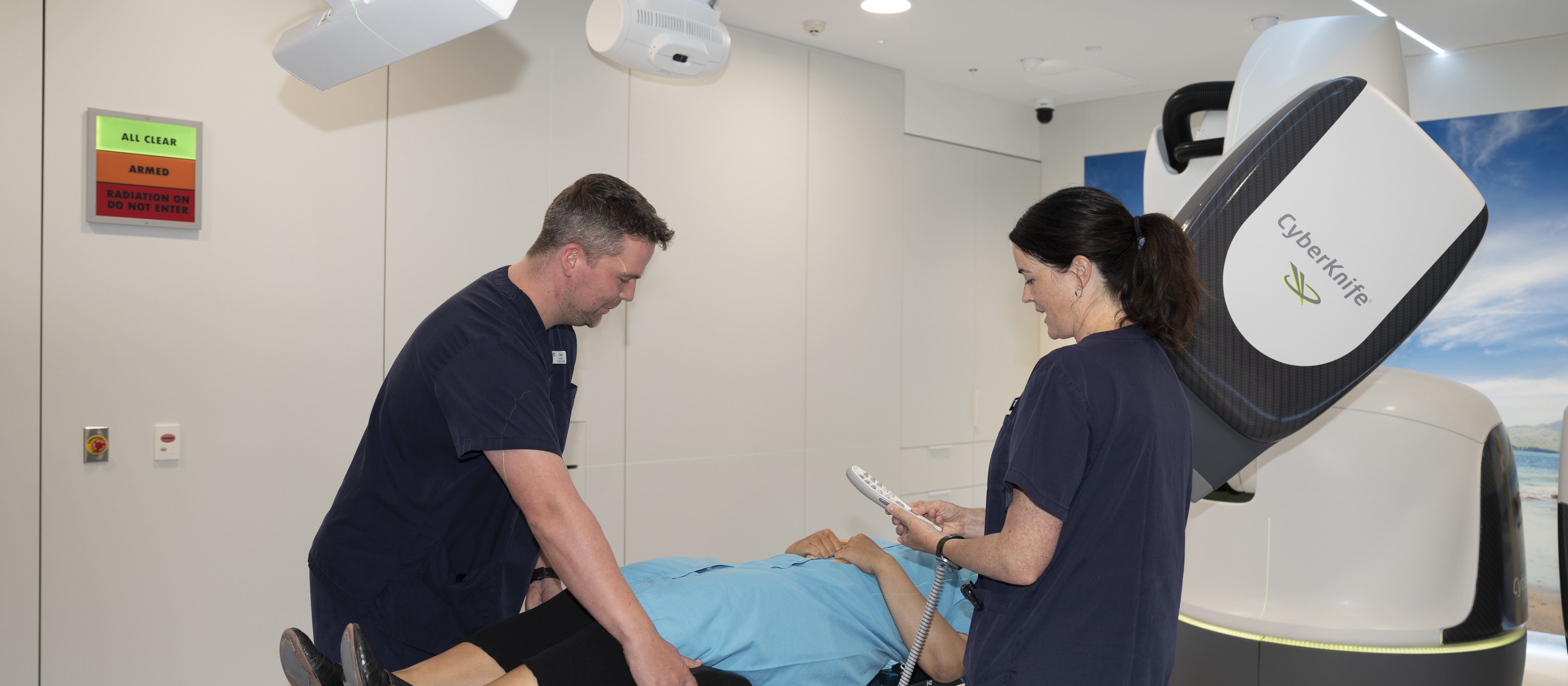 CyberKnife prostate cancer treatment CR Supplied