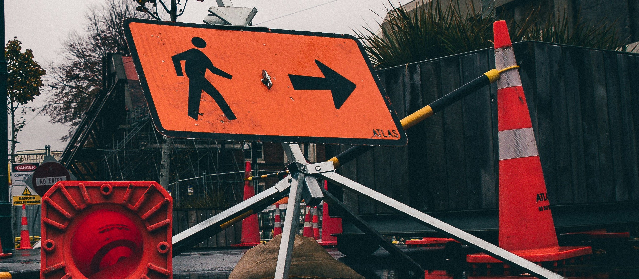 Flooding with sign CR Casey Horner on Unsplash