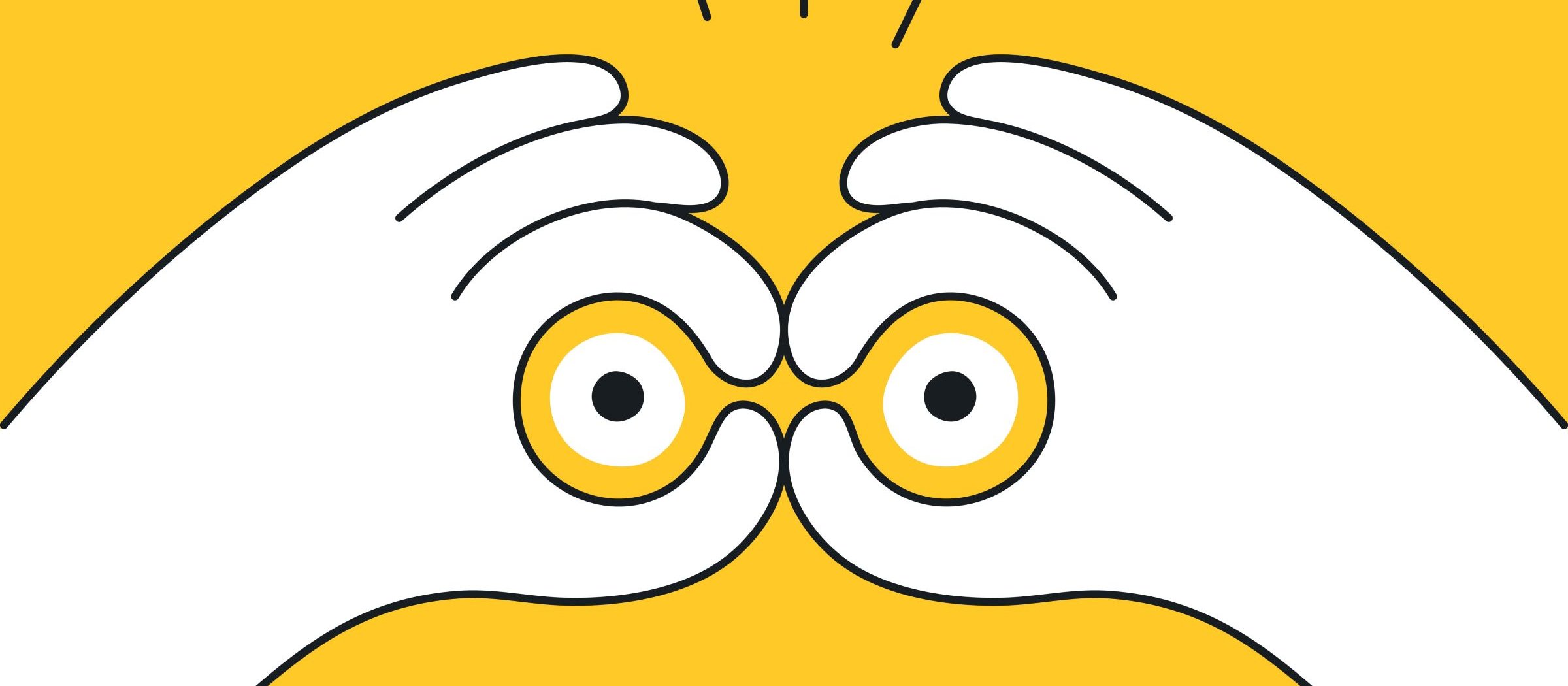 Hands, eyes illustration CR Bad Brother on iStock