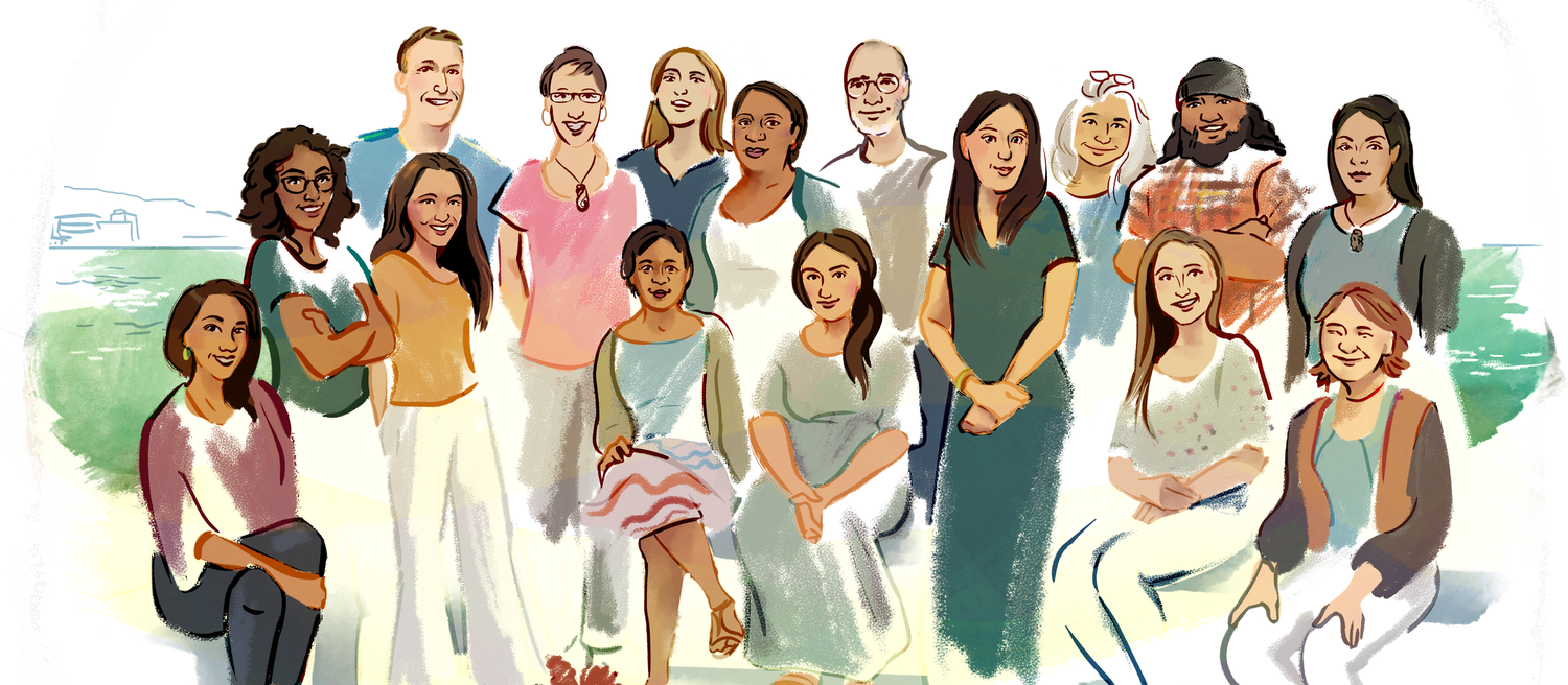 Whakamātūtū mental health support centre team sketch