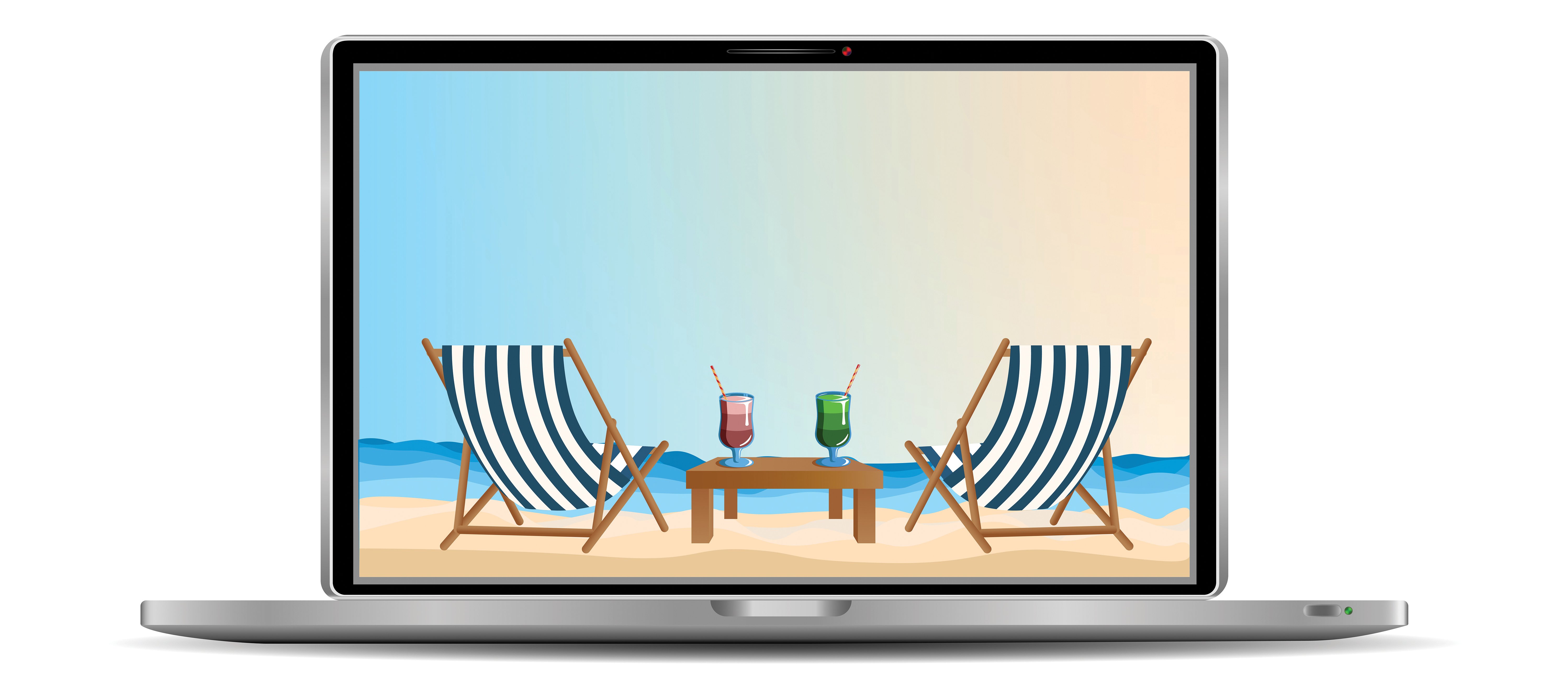 Laptop illustration CR Elena Bereberdina on iStock