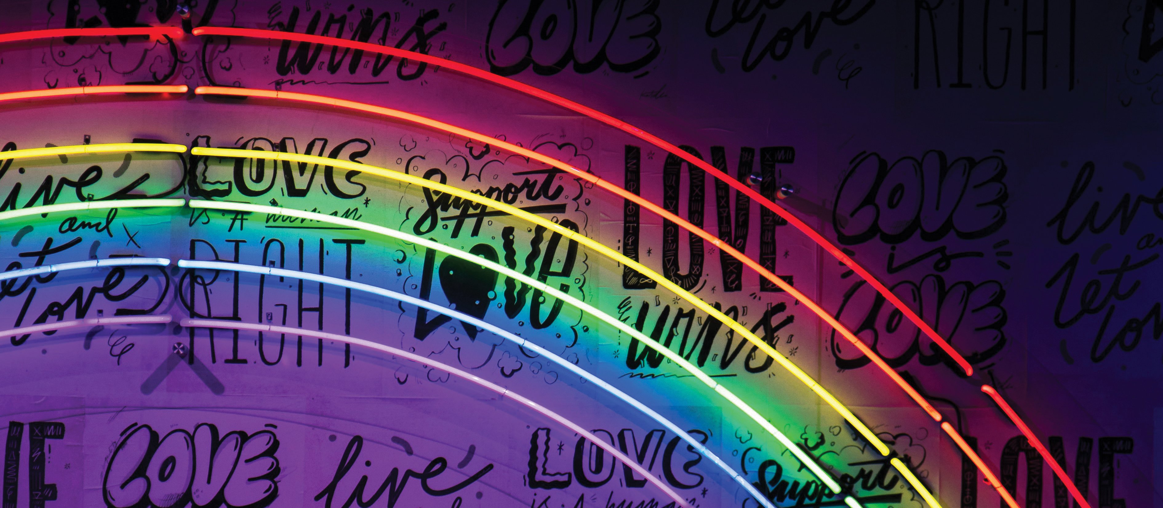 Neon rainbow CR Jason Leung on Unsplash