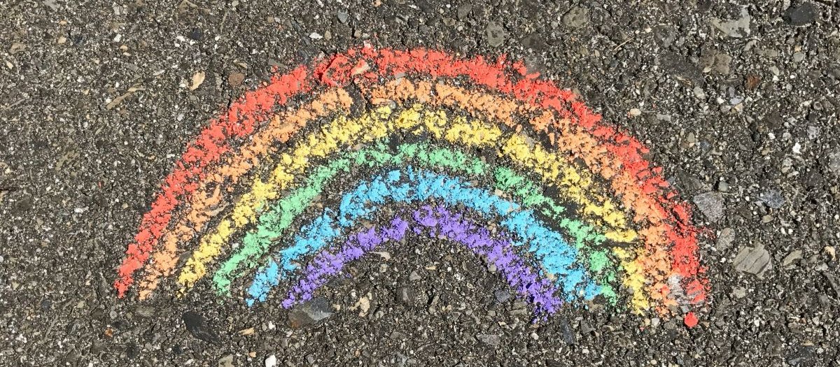 Rainbow drawing