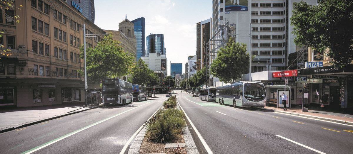 Queen St, Auckland, Lockdown 2020
