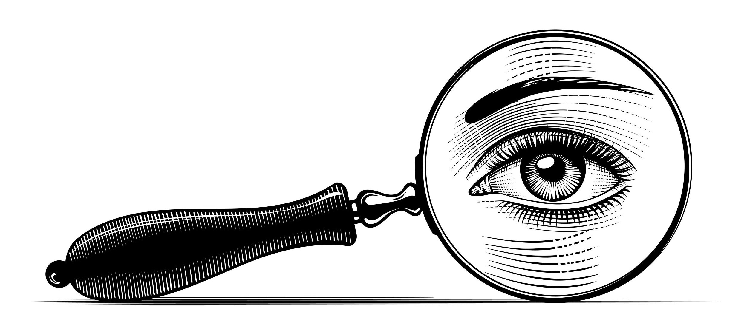 Eye Magnifying Glass CR Maystra on iStock