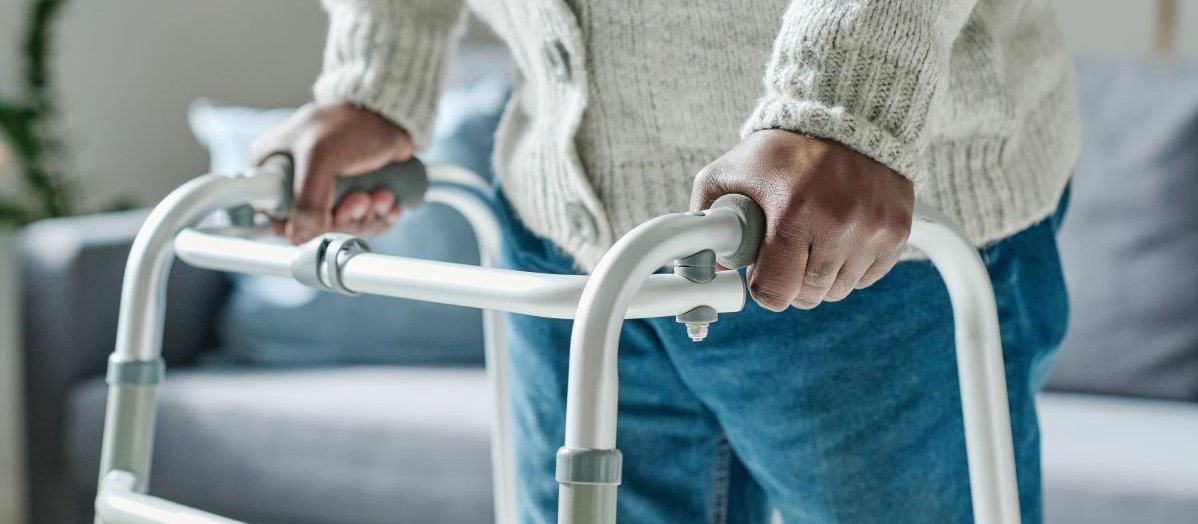 Man Walker Frame CR AnnaStills on iStock