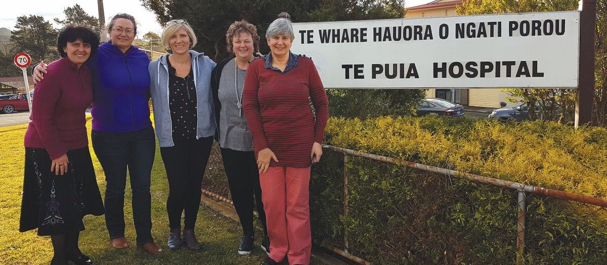 The mobile fibroscan team visits Te Puia Springs Hospital