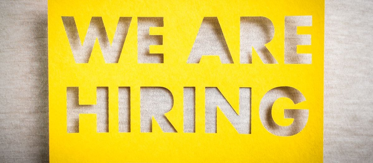 We Are Hiring sign