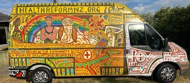 Hikoi for Health van artwork April 2025