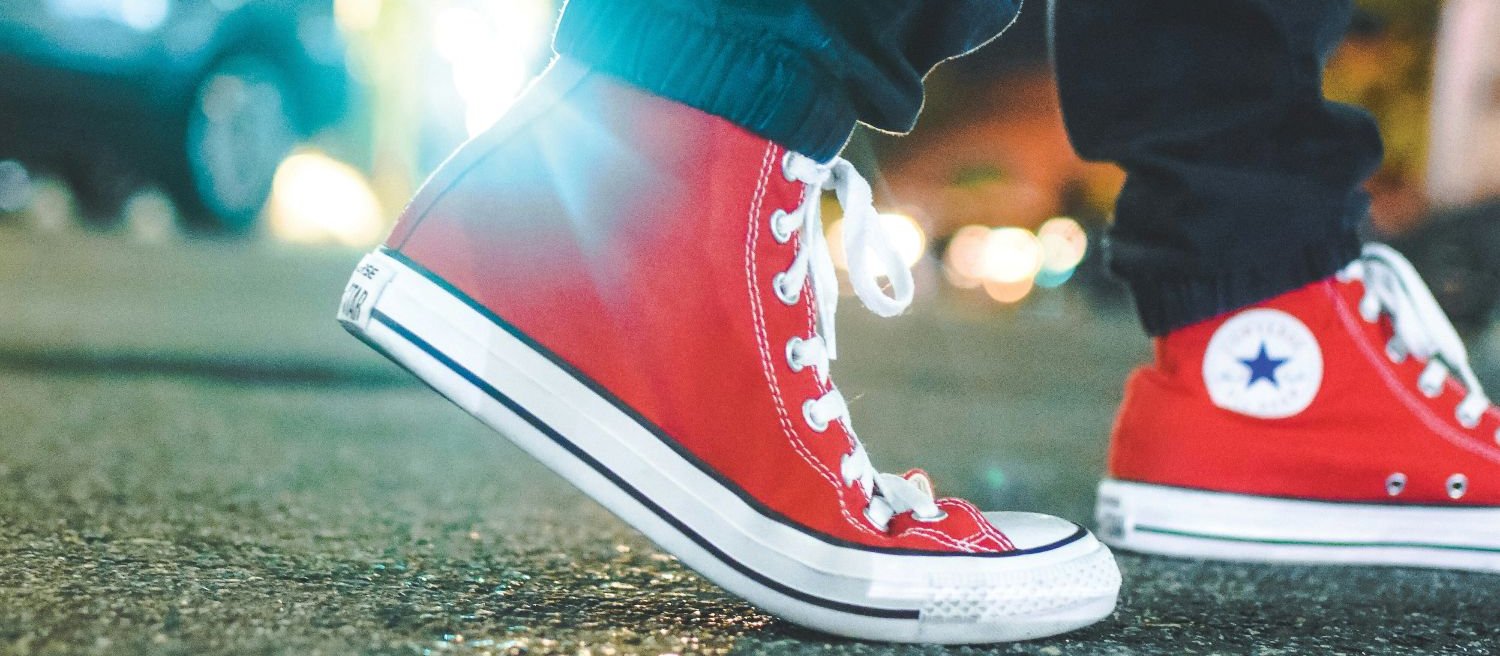 Red Chuck Taylors CR Joshua Hanks on Unsplash