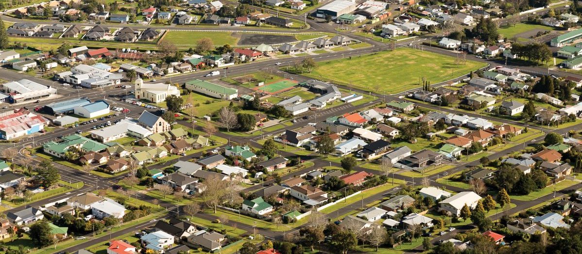 Te Aroha township