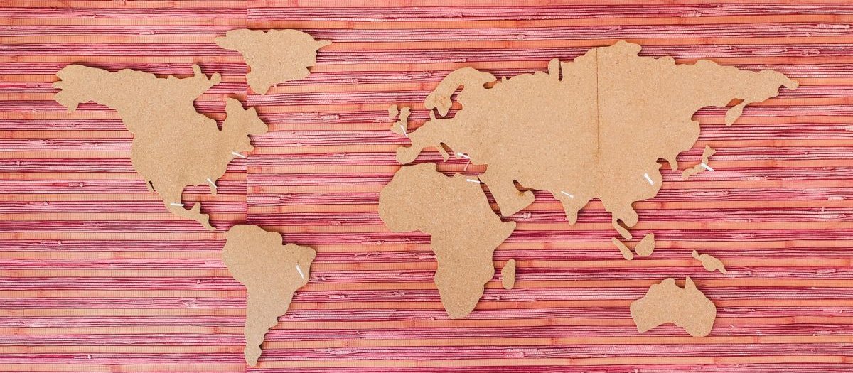 World Map CR Louis Hansel on Unsplash