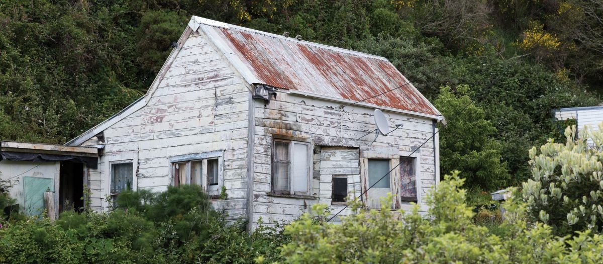 Falling down house