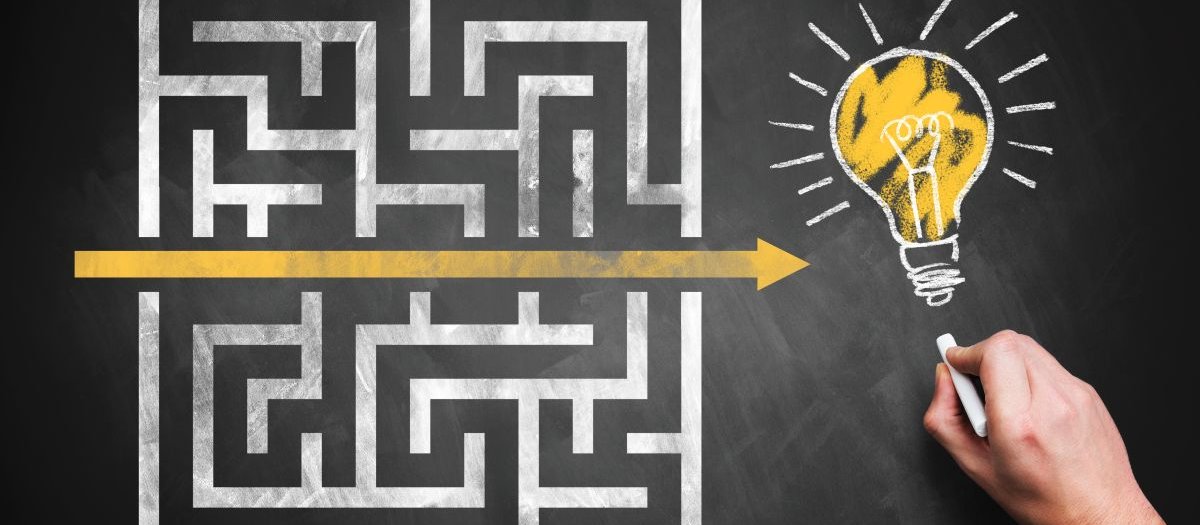 Maze, idea, fast thinking