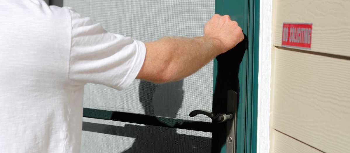 Door, closed, knocking, privacy, house call