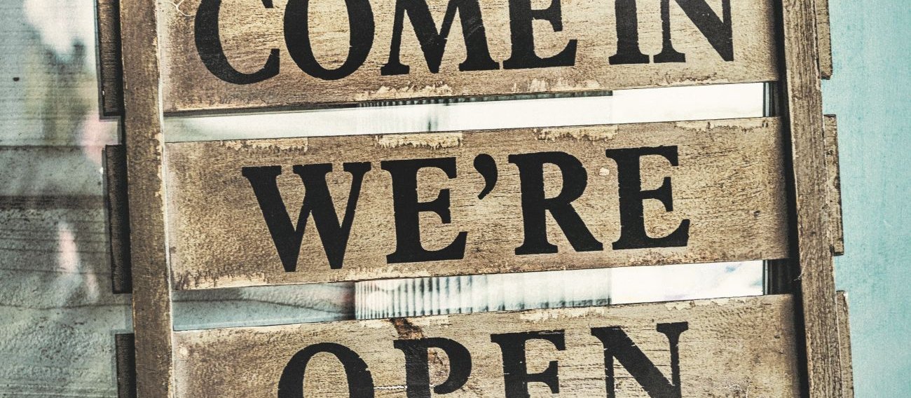 Open for business, Tim Mossholder on Unsplash