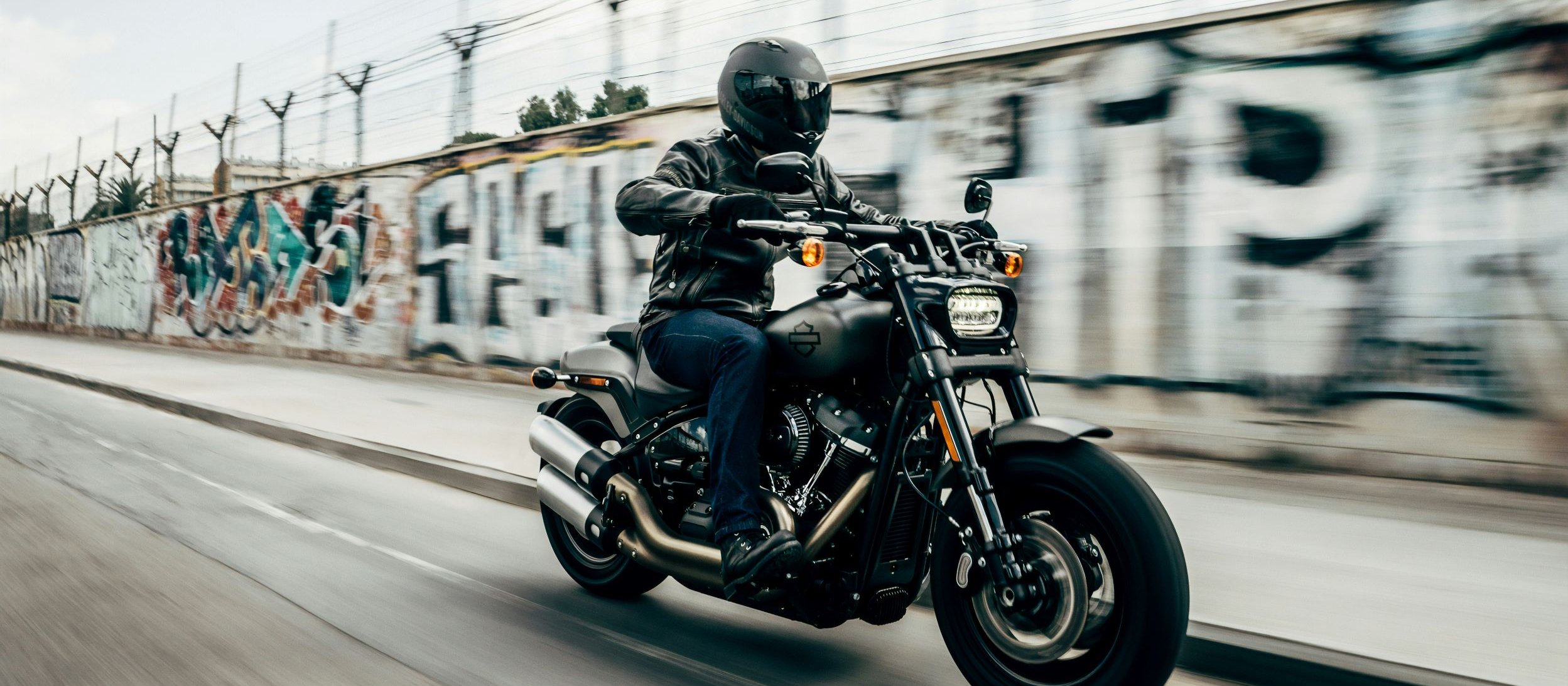 Bike rider, motorbike, speed