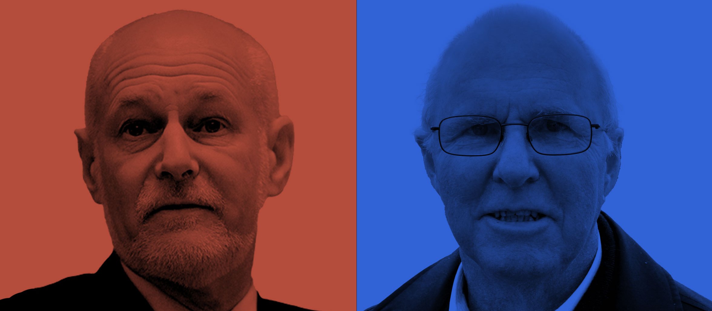 Former health ministers Pete Hodgson and Wyatt Creech