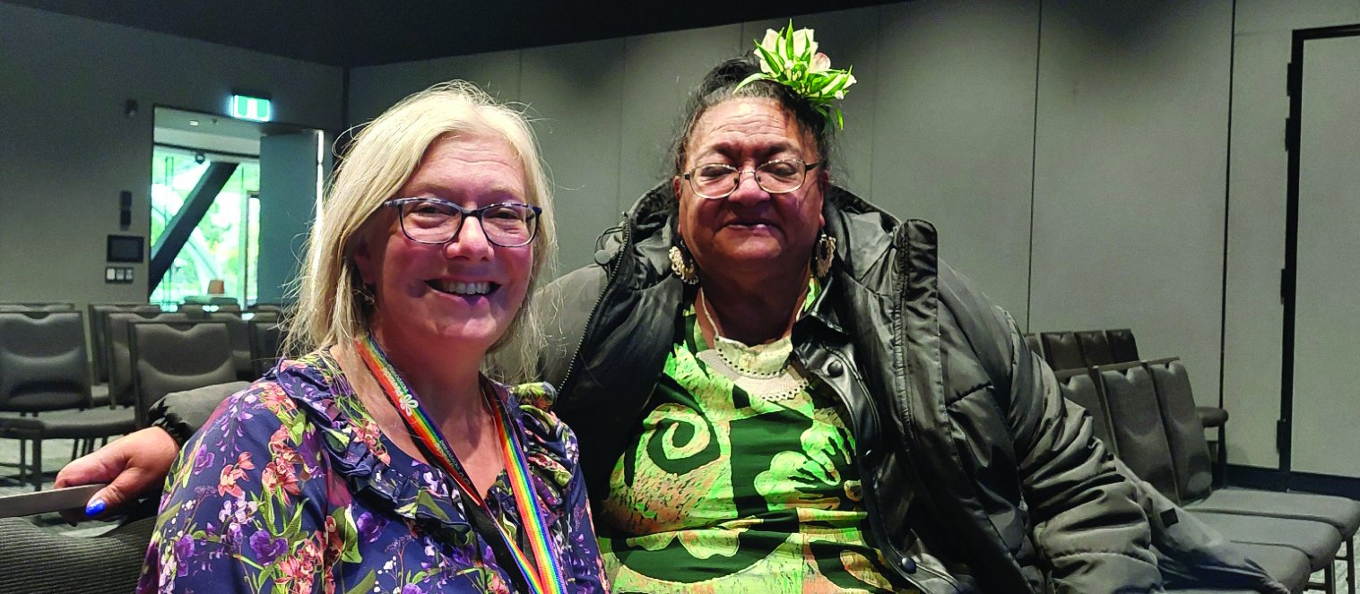 Kathy Knight and Akarere Henry Rural Health Conference 