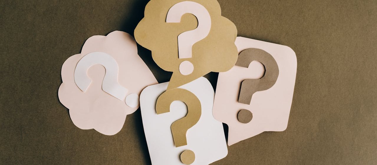 Question marks