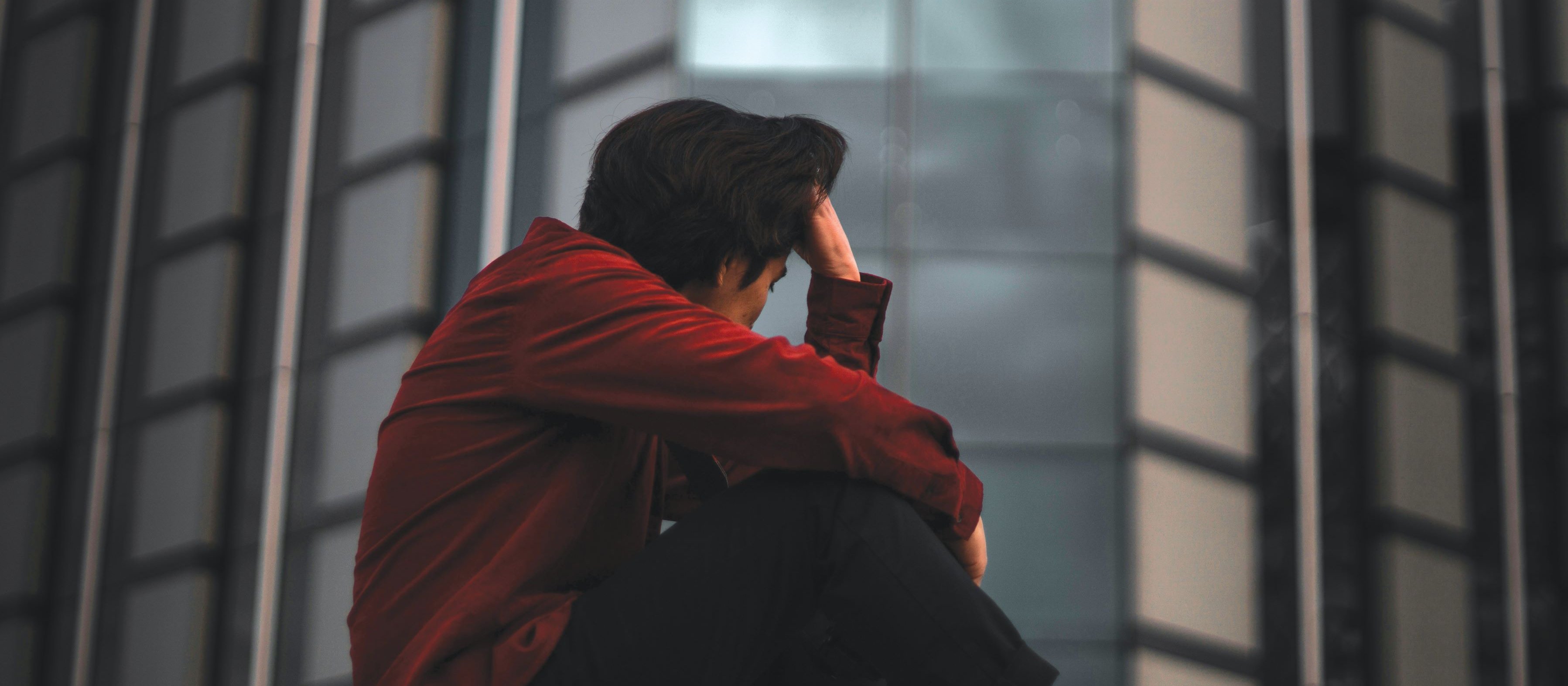 Young person, sad, thinking