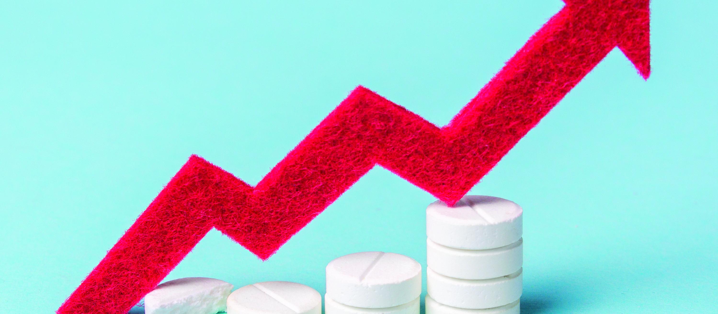 Pill increasing graph