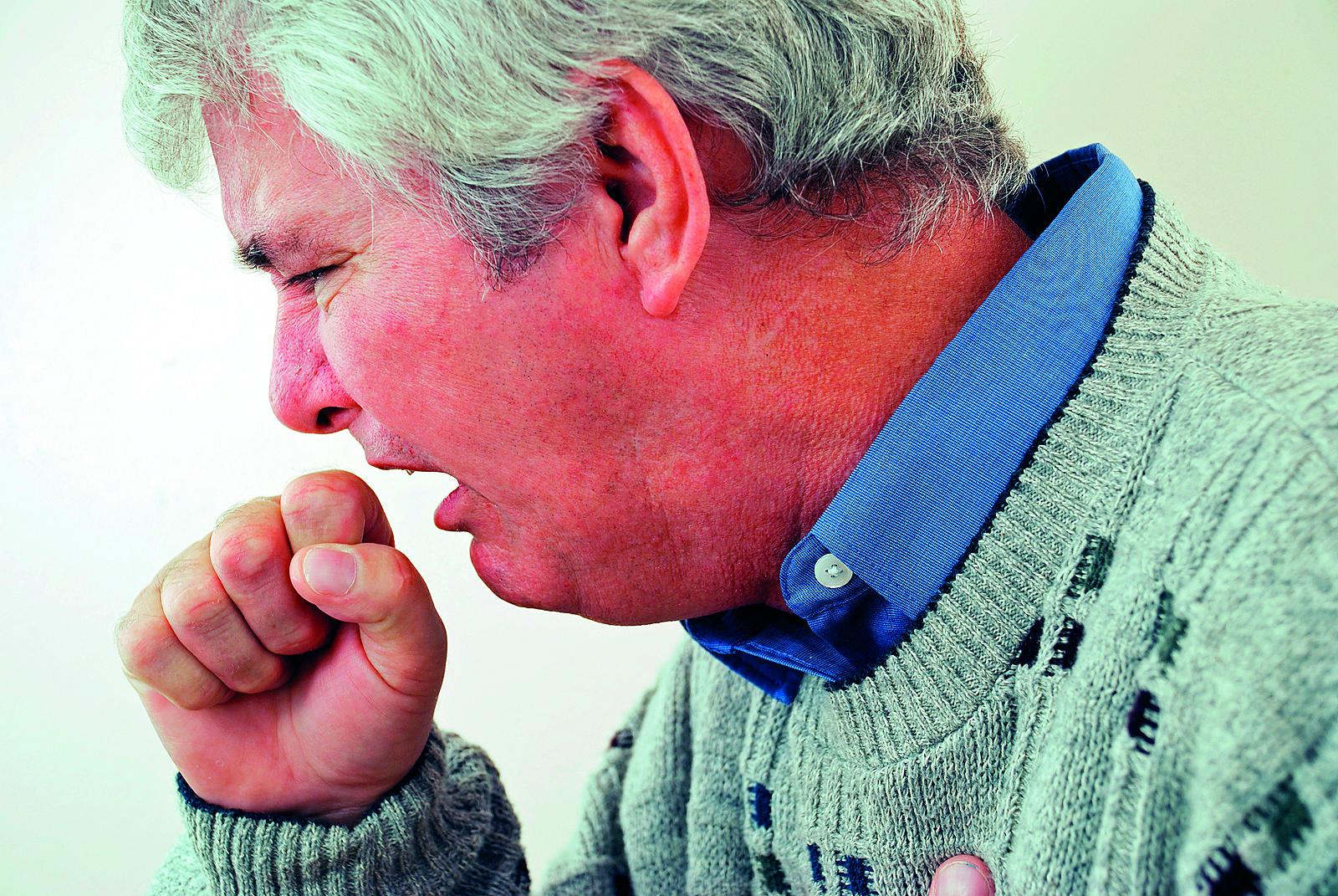 Man with cough 