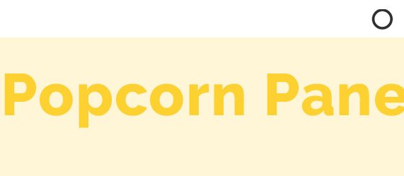Popcorn Panel header