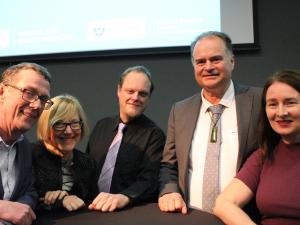 Tim Tenbensel, Sally Merry, Richard Edline, Rawiri Jansen and Barbara Fountain                              