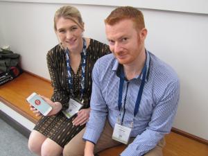 Elizabeth Berryman with Daniel Leonard