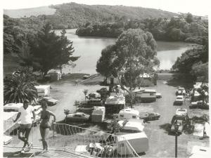 camping at Waitangi, 1975 [Archives New Zealand]