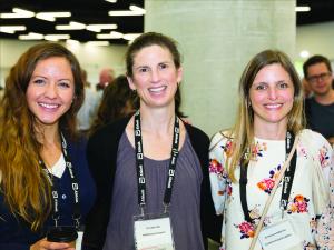 Anatomical pathologists at Pathology Update 2018: Esther Coats and Linda Leys, of Middlemore Hospital, Auckland, and Mariana Adjemian and Sinead McCarthy, of Auckland Hospital’s LabPLUS