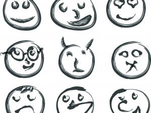 Smiley faces