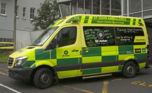 Ambulance graffiti