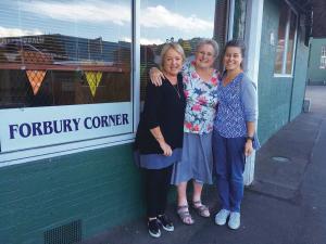 Dunedin GP Alison Gaston pictured on her final day at Forbury Corner with practice nurses Christine van der Hilst (left) and Lynette Robinson  