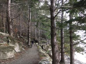 Mountain biking