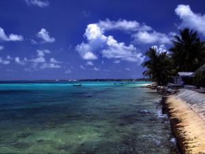 A beach at Funafuti atoll, Tuvalu, March 2000 [Stefan Lins/Wikimedia]