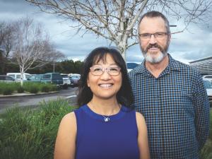 Samantha King and Tim Cookson