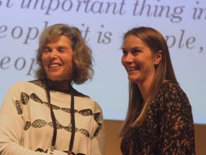 Sam Murton with Kirsten Taplin