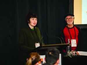 Victoria Taylor and Greg Judkins