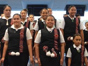 Finalyson Park School kapa haka group