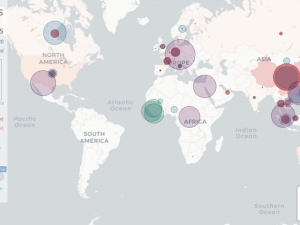 Coronavirus map