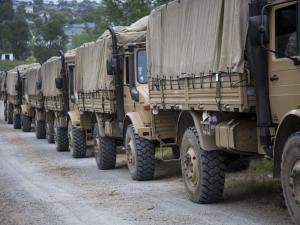Royal New Zealand Army Unimog trucks