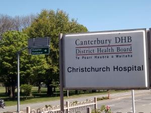 Christchurch Hospital  Canterbury DHB signs 2019
