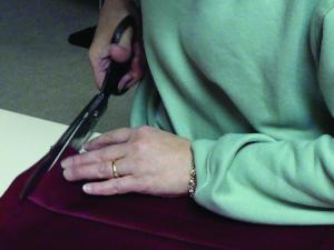 Cutting cloth